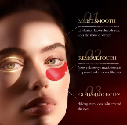 SADOER Red Pomegranate Collagen Eye Mask – 60 Pcs