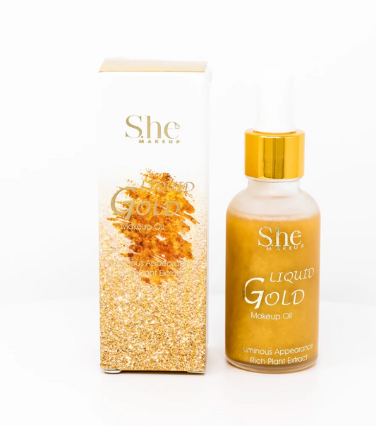 Gold Liquid Makeup Oil 25ml