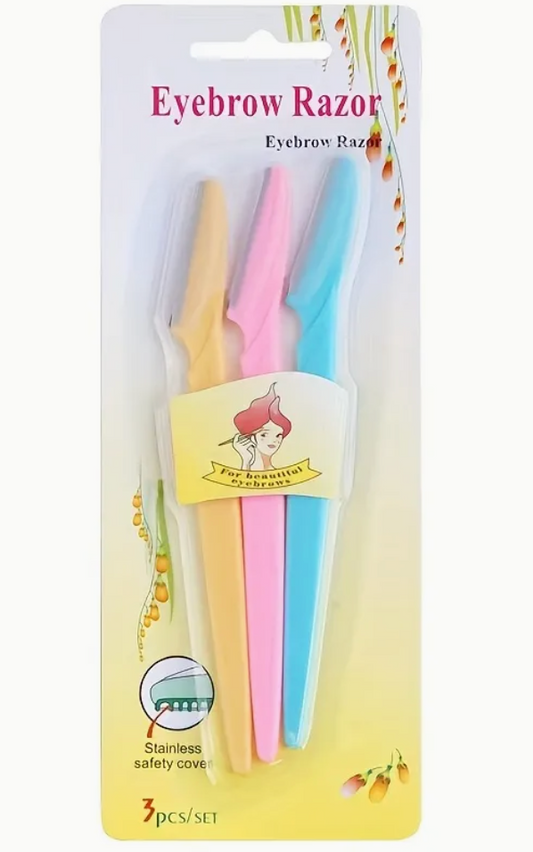 Eyebrow Razors - 3 pack