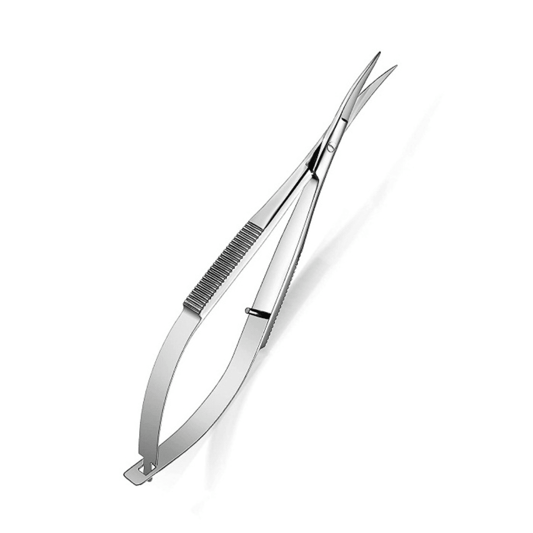 Silver Stainless Steel Spring Scissor