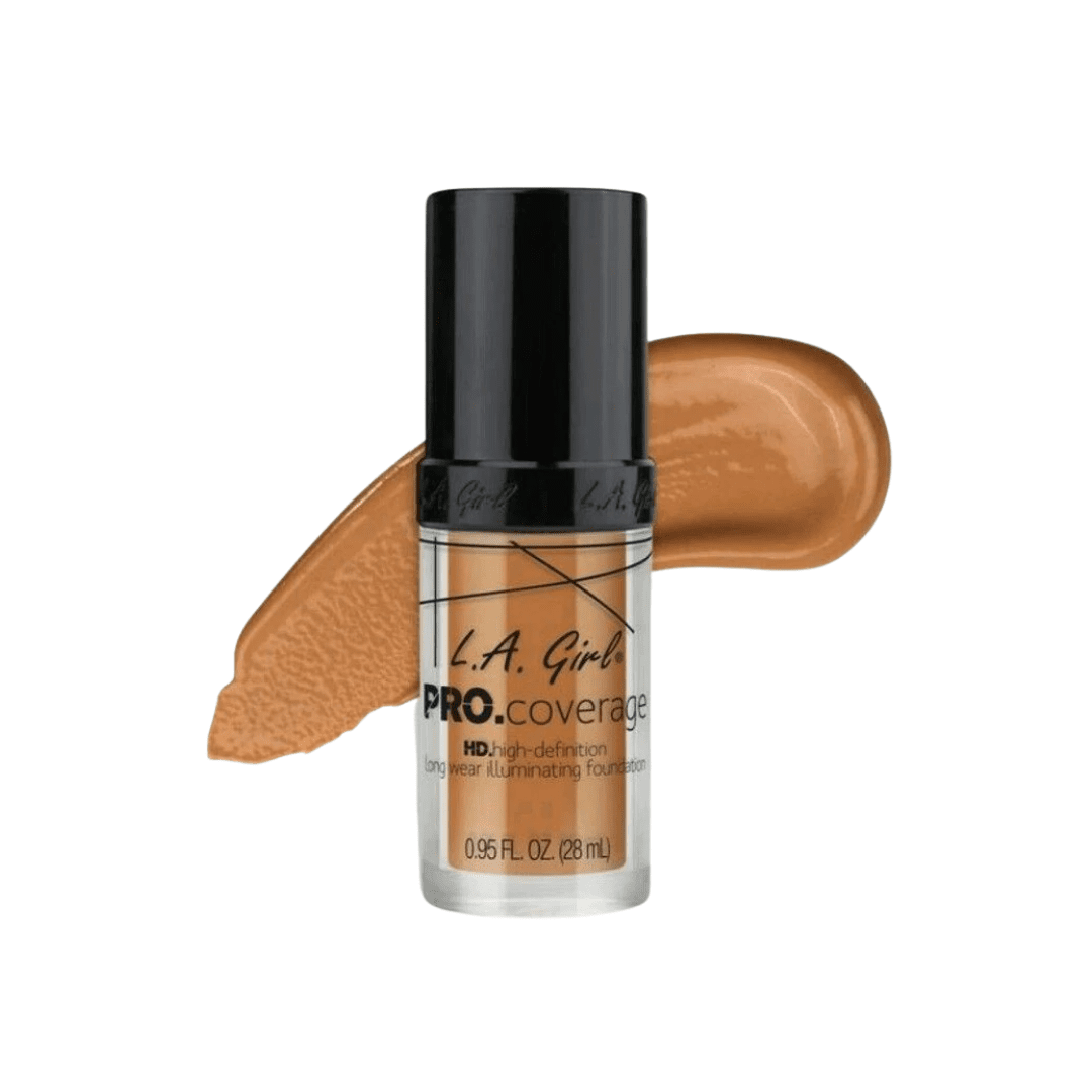 Tan L.A. Girl Pro Coverage Illuminating Foundation (28ml)