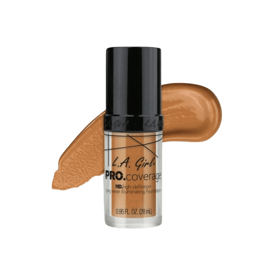 Tan L.A. Girl Pro Coverage Illuminating Foundation (28ml)