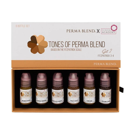 (Fitzpatrick 3-4) Tones of Perma Blend Set 2 (6pcs)