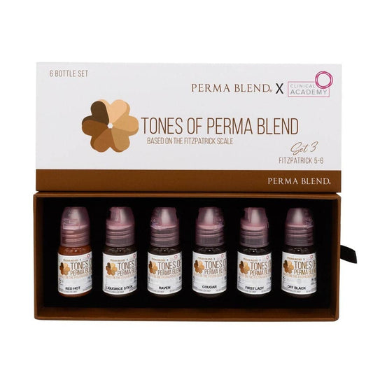 (Fitzpatrick 5-6) Tones of Perma Blend Set 3 (6pcs)