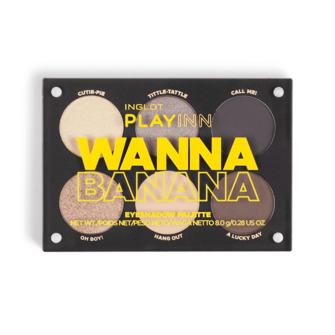 INGLOT Wanna Banana Playinn Eyeshadow Palette (8g)