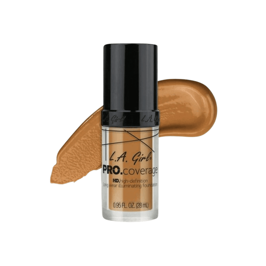 Warm Beige L.A. Girl Pro Coverage Illuminating Foundation (28ml)