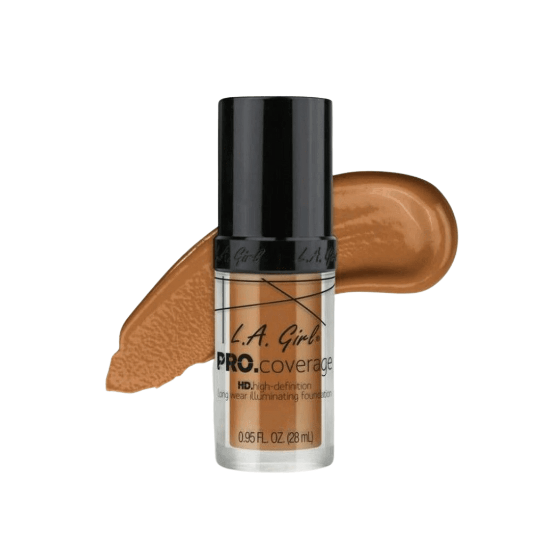 Warm Caramel L.A. Girl Pro Coverage Illuminating Foundation (28ml)