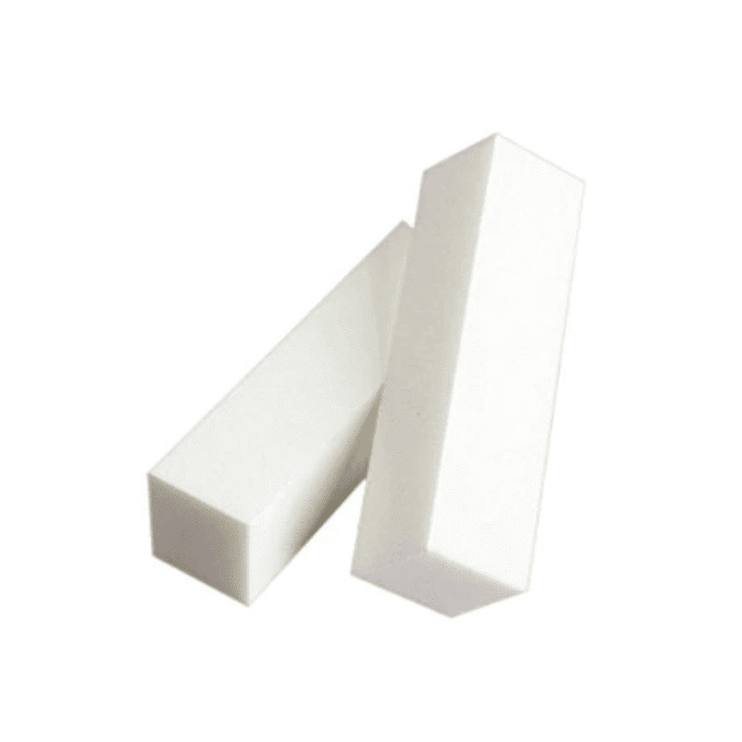 White 4 Sides Nail Buffer Block