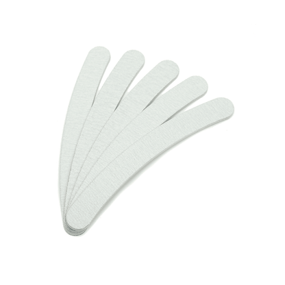 White Curve Shape Nail File