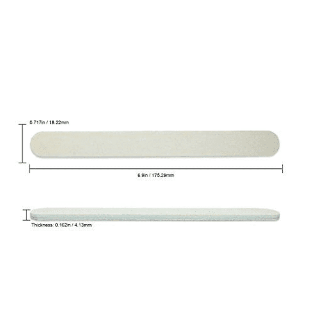 White Round Shape Nail File