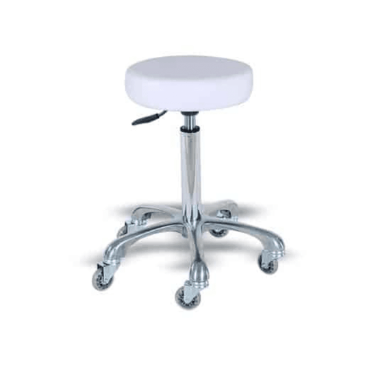 White Cutting Stool Metal Base (ST1)