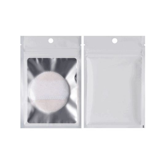 White Matte Window Resealable Bag (1pc)