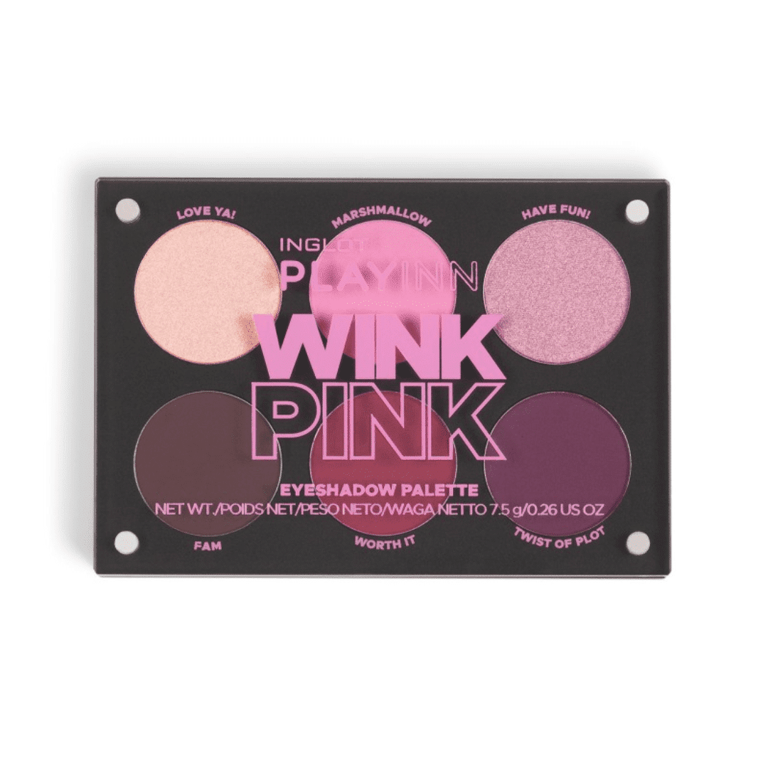 INGLOT Wink Pink Playinn Eyeshadow Palette (8.4g)