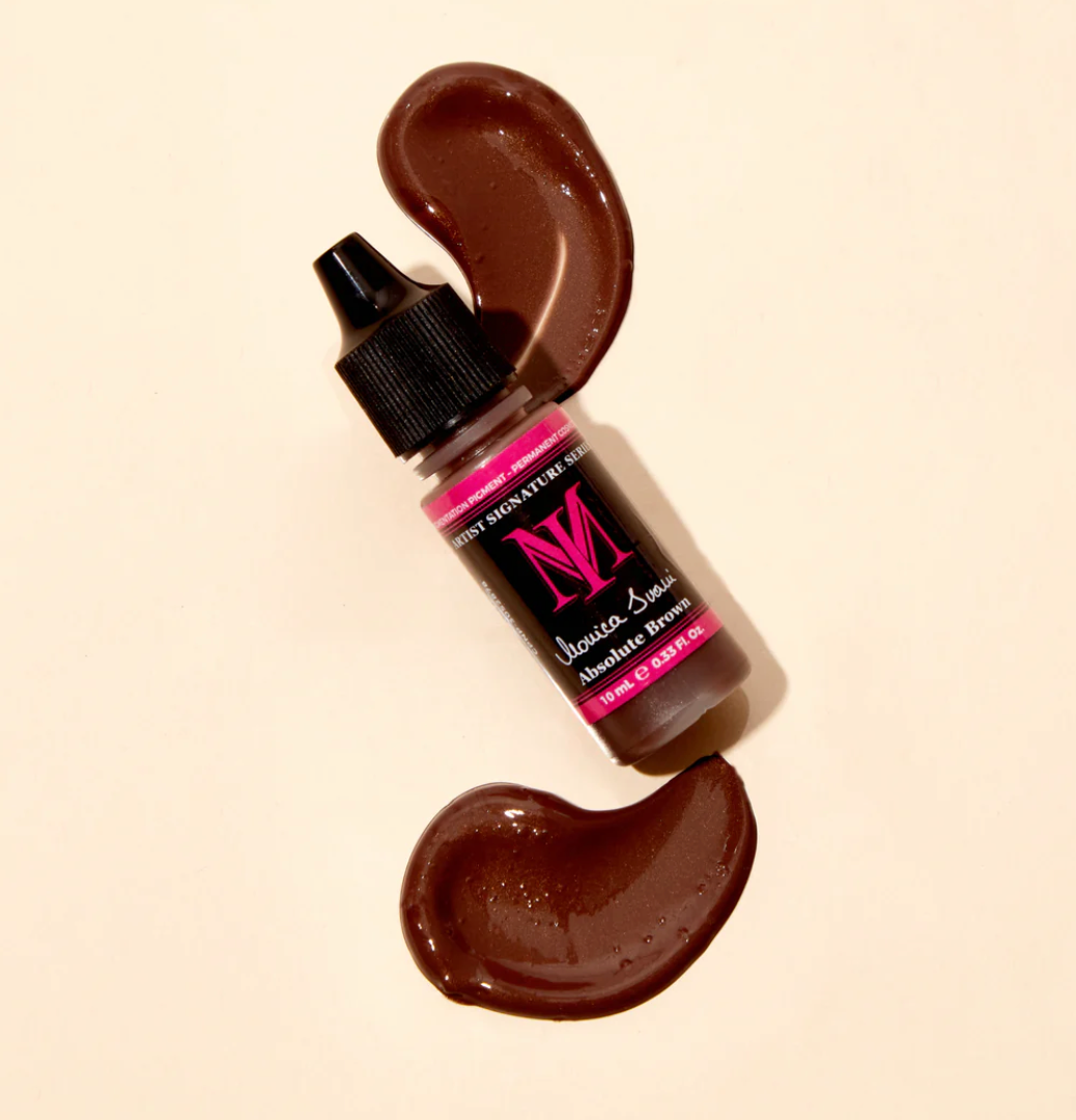 Monica Ivani Signature Series Absolute Brown PMU pigment cosmetic tattoo ink 10ml