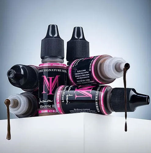 Monica Ivani Signature Series PMU pigment bottles cosmetic tattoo ink collection