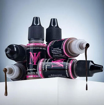 Monica Ivani Signature Series PMU pigment bottles cosmetic tattoo ink collection