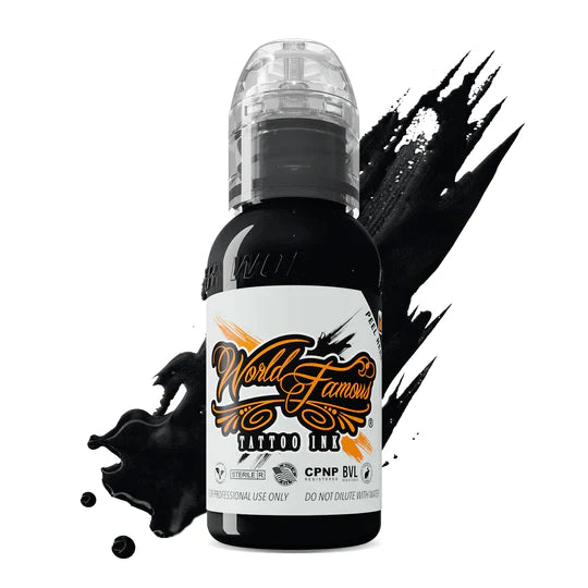 World Famous Tattoo Ink True Black 30mL